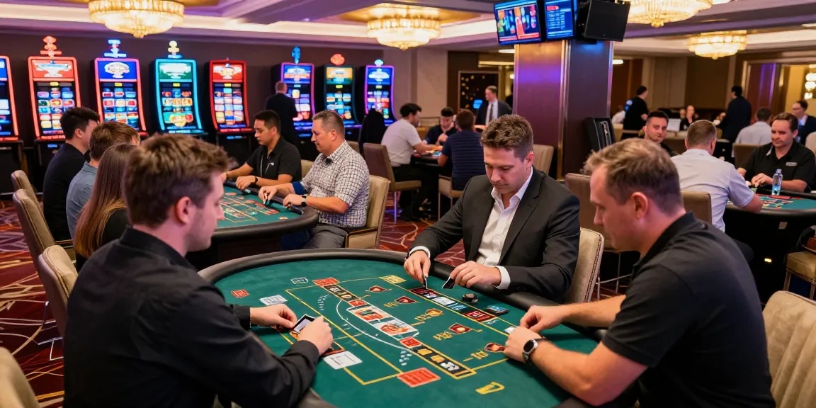 Players enjoying games at credit card casinos, using Visa and Mastercard for smooth transactions.