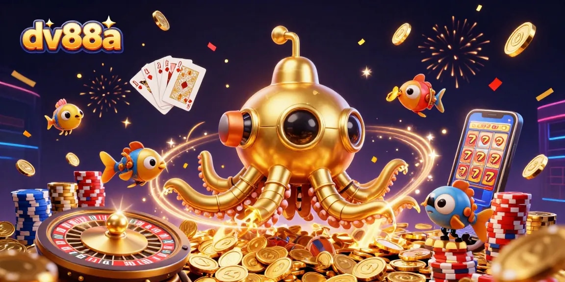 Immerse yourself in fortune with the vibrant dv88a golden kraken casino scene, capturing thrilling gaming moments.