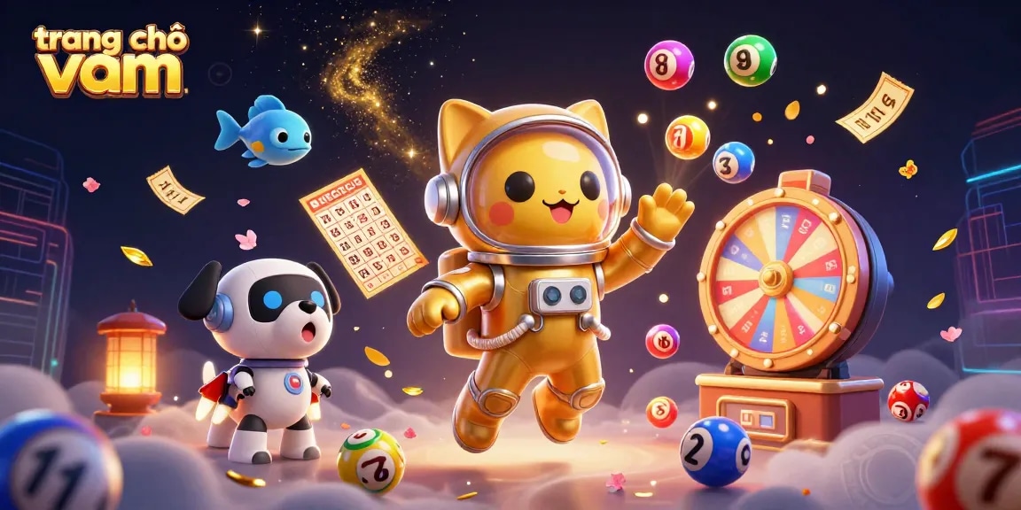 Explore the vibrant gaming atmosphere on trang chủ vmax, where excitement and colorful lottery elements collide.