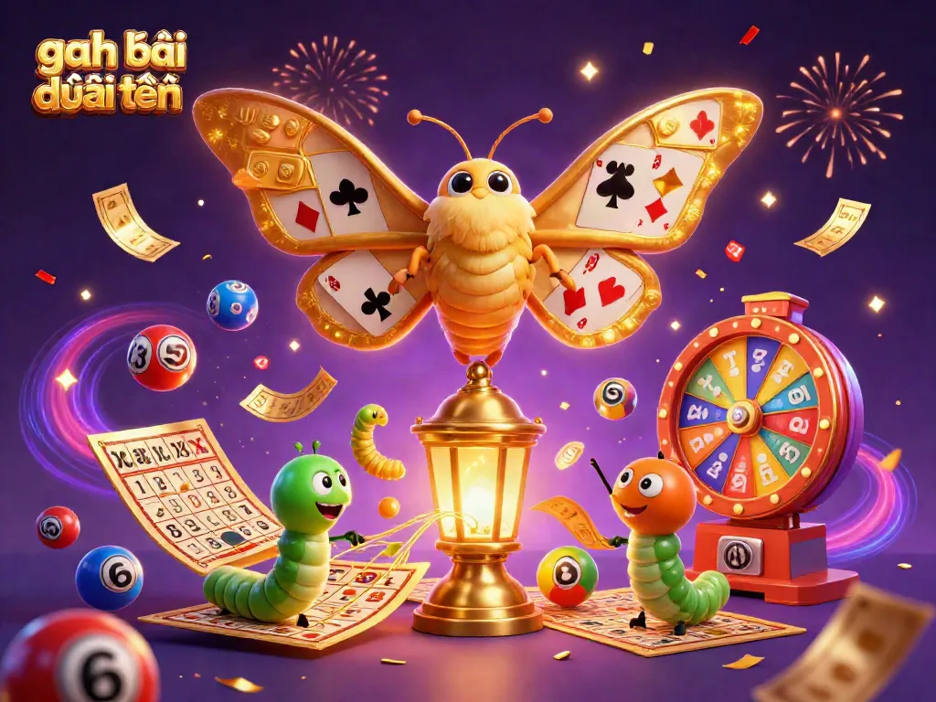 Experience game đánh bài đổi thưởng with vibrant characters and dynamic casino elements in a thrilling celebration.