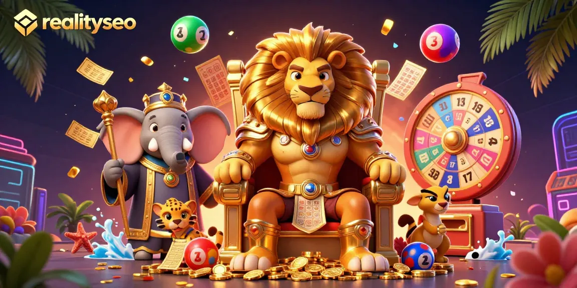 Experience thrilling gameplay and rewards at realityseo, featuring exciting casino elements in a vibrant scene.