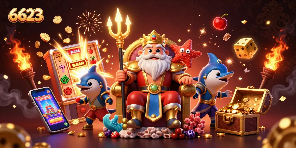 Experience the thrill of winning at 6623 with a vibrant casino scene featuring exciting games.