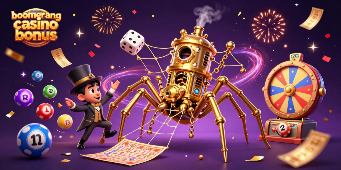 Boomerang casino bonus ponuja igranje s srečnimi kockami in dinamičnimi simboli igralnice.