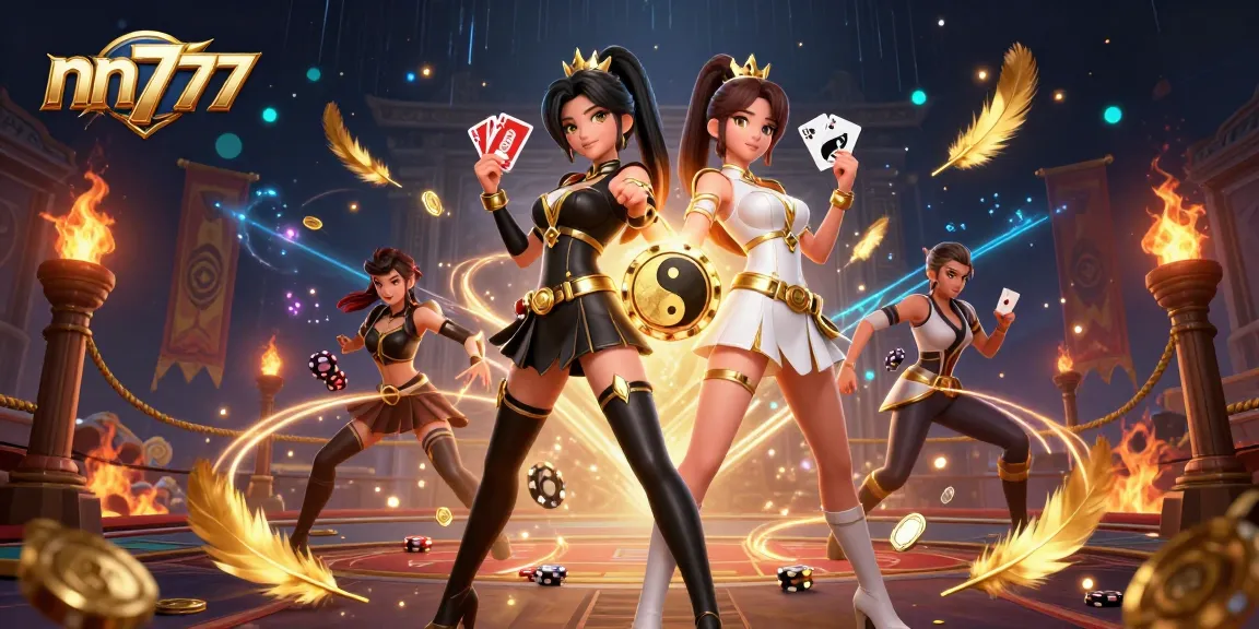 Experience thrilling gaming at nn777 with captivating card players and dynamic casino elements.