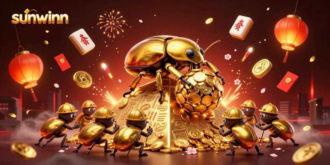 Experience the sunwinn magical atmosphere with golden coins and dynamic casino symbols.