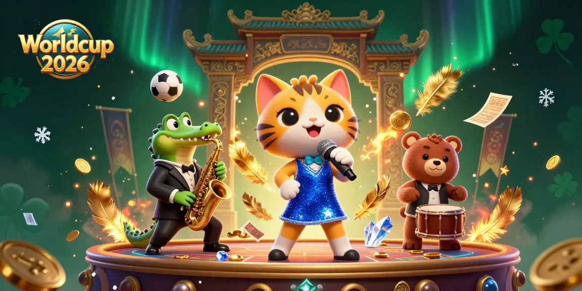 Join the excitement of Worldcup 2026 with vibrant scenes of sports themes and immersive casino elements.