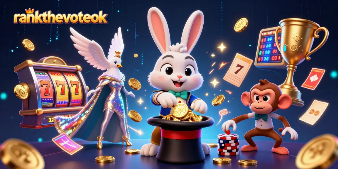 Spin and win at rankthevoteok with a magical 3D casino scene full of surprises.