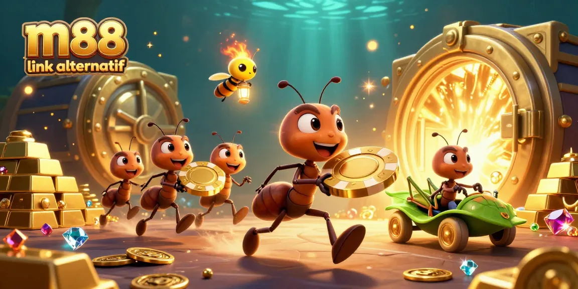 Engage with the thrilling m88 link alternatif as animated ants embark on a heist for gold!