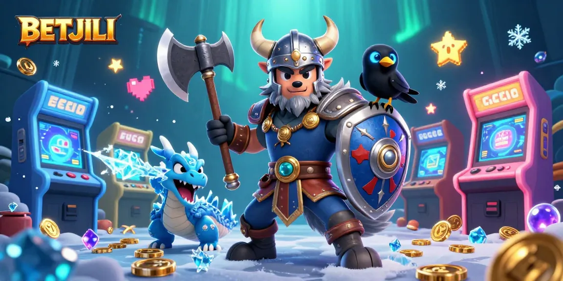 Experience BETJILI with vibrant 3D characters unleashing excitement in a lively casino environment.