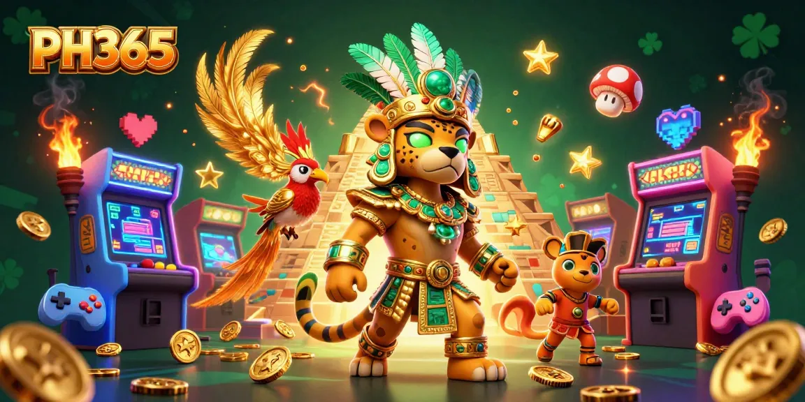Experience thrilling gaming with PH365 as a Mayan jaguar priest and quetzal bird immerse players in an exciting casino world.