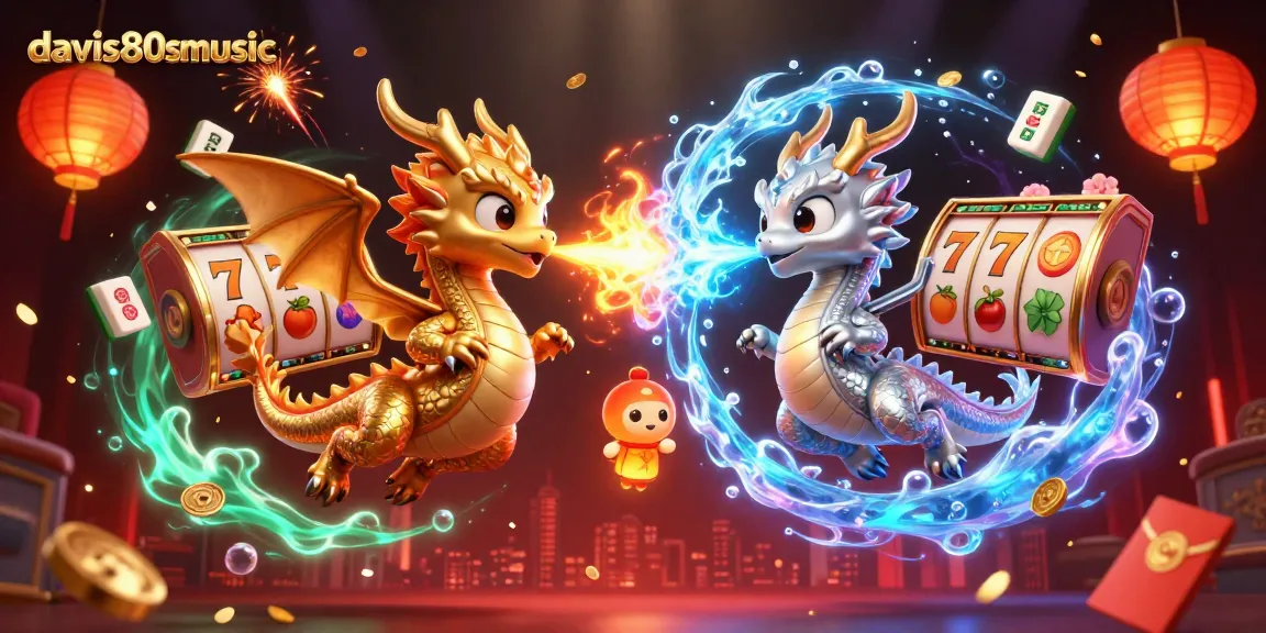 Experience thrilling gameplay at davis80smusic with vibrant dragons and slot reels in action
