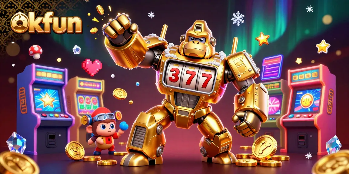 Experience the thrill of winning at okfun with ultra-detailed casino games and vibrant 3D elements.