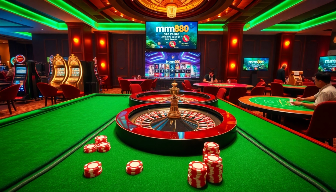 Experience high-stakes action with engaging players at tables showcasing https://mm88.it.com/ games.