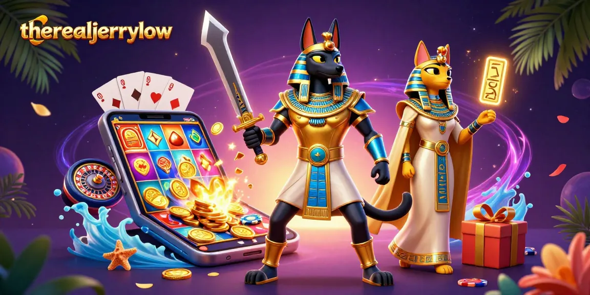 Engage in thrilling gameplay with therealjerrylow featuring ancient Egyptian warriors and exciting slots.