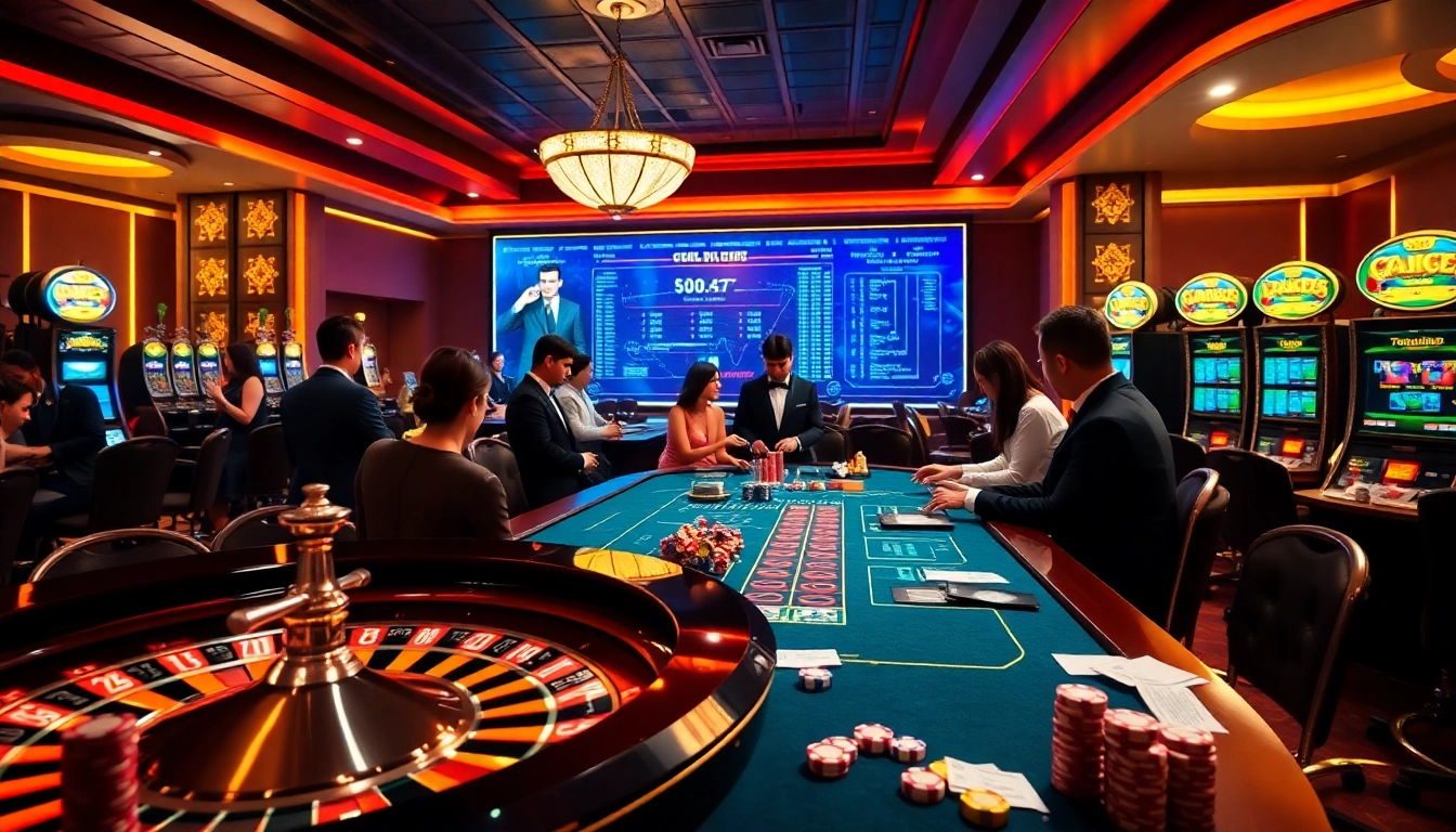 Engaging players enjoying a vibrant casino detail featuring grants and poker action at https://23win1.it.com.