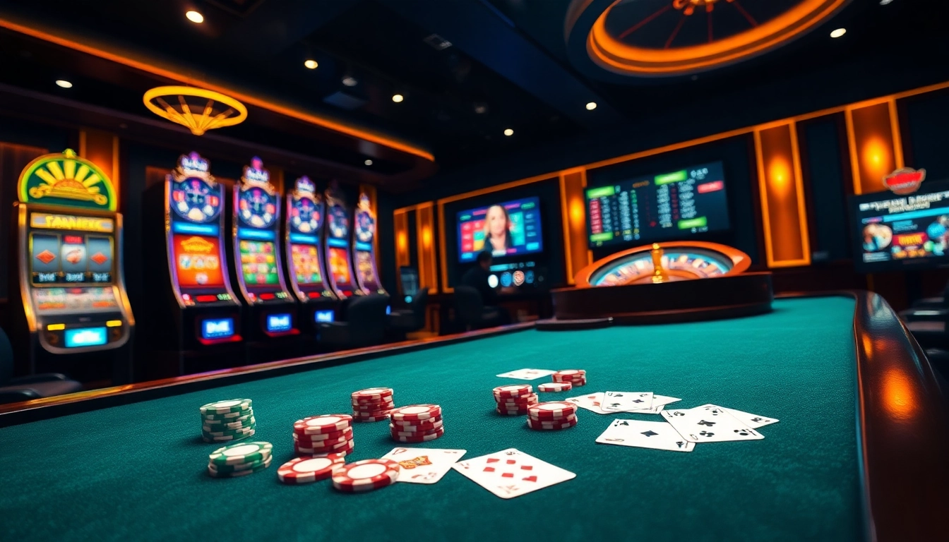 Engaging scene at https://789win.associates/ with poker chips, roulette wheel, and exciting online games.