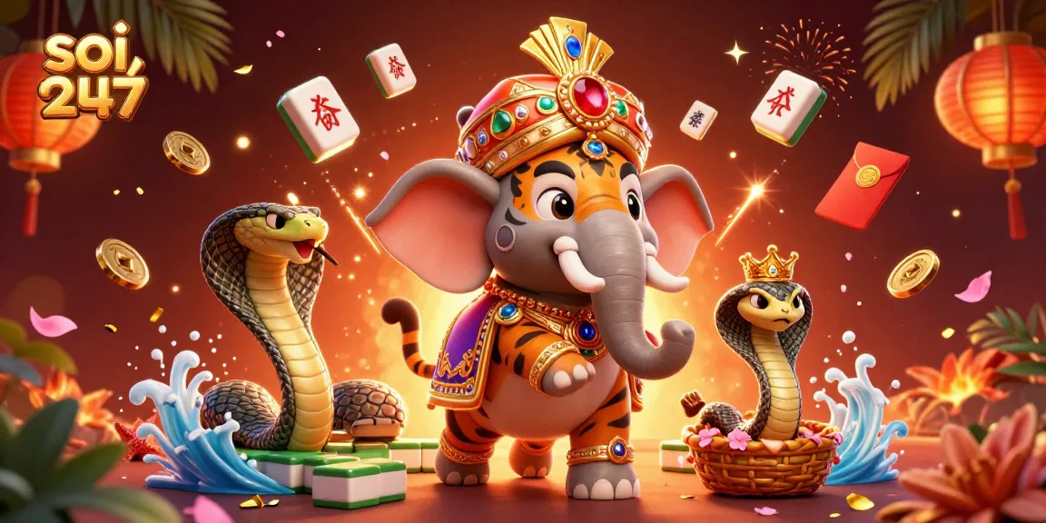 Play to win with soi cầu 247's vibrant lottery scene featuring lucky elements.