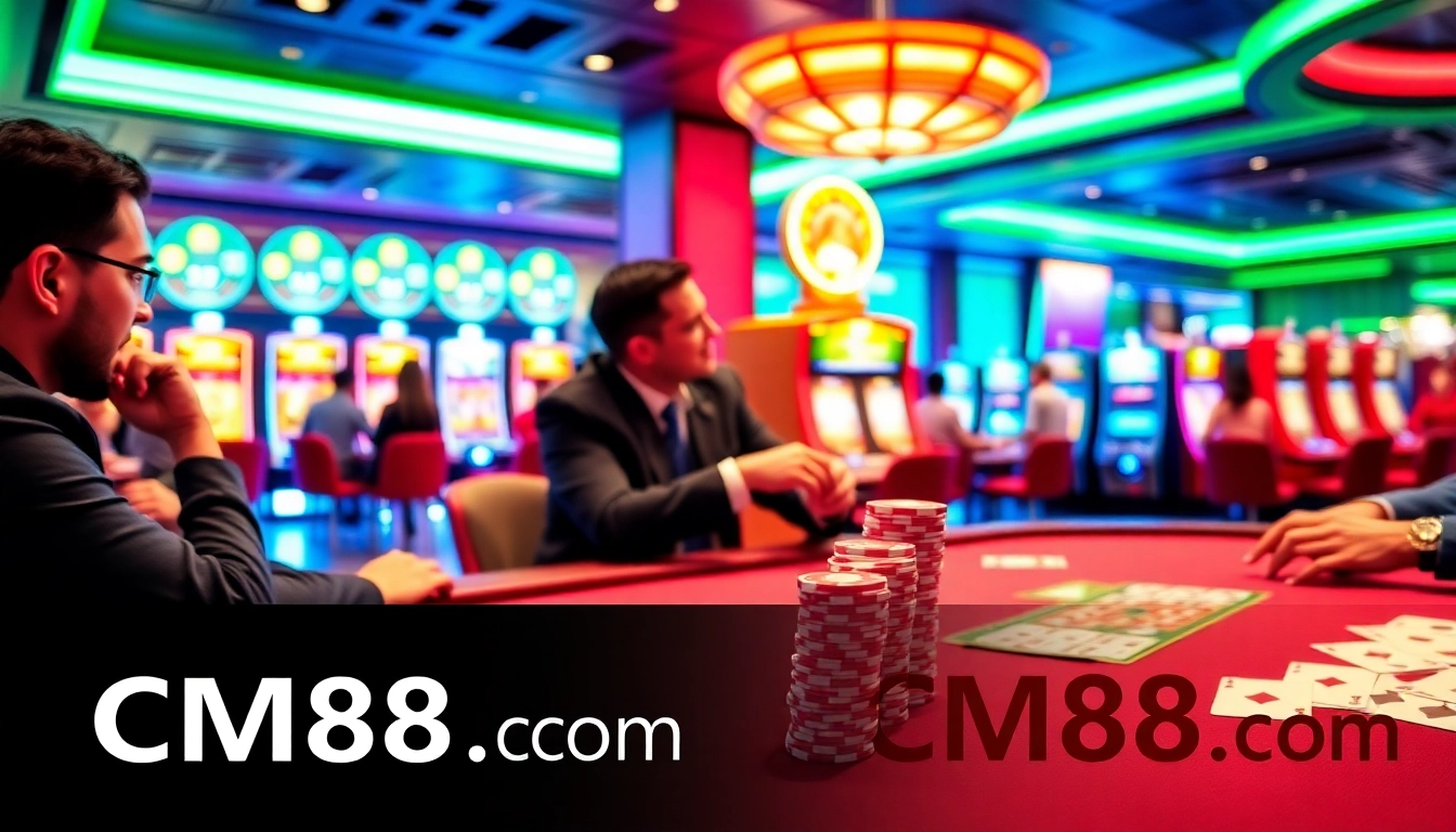 Experience the thrill of winning at cm88.com with vibrant casino games and exciting poker action.