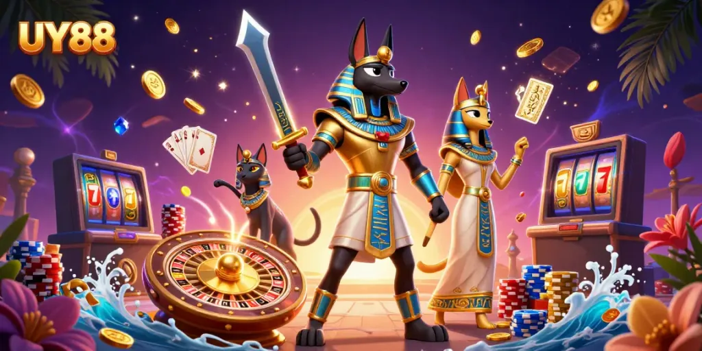 Khám phá thế giới cá cược UY88 với Anubis, Bastet và những giải thưởng hấp dẫn.
