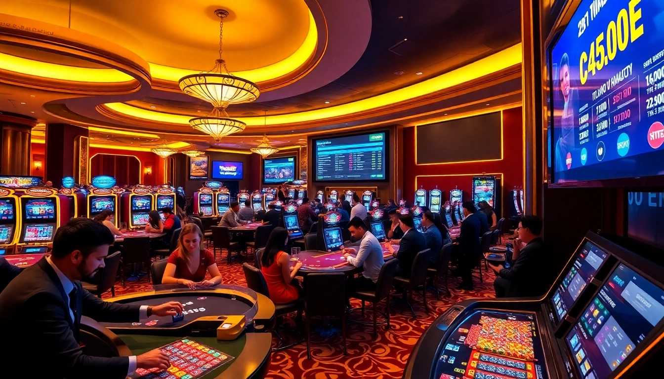 Experience the thrill of gambling at https://thabets.it.com/ with vibrant casino tables and poker chips.